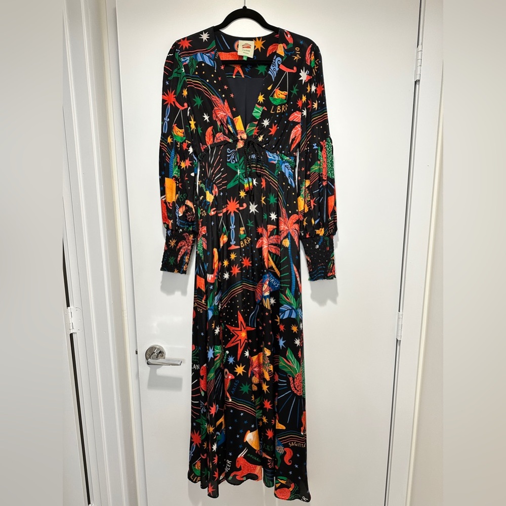Farm Rio Zodiac Maxi Dress
